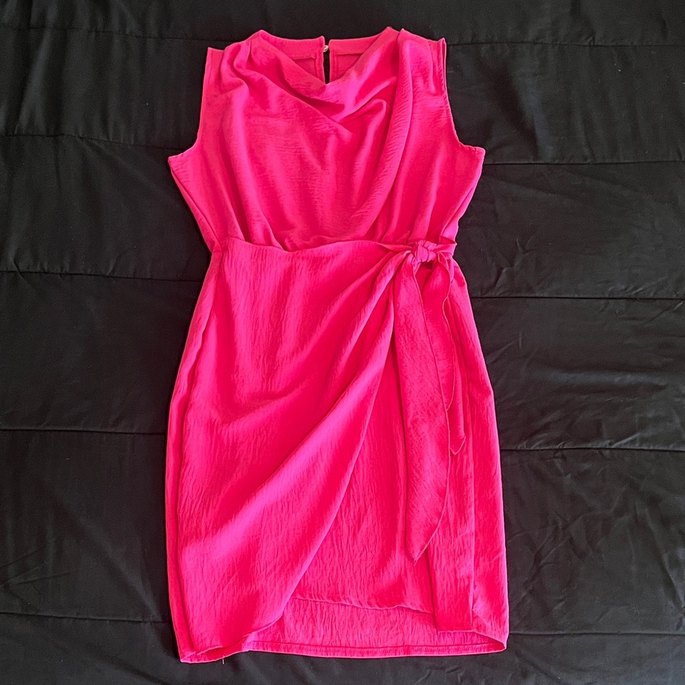 SHEIN Hot Pink Sleeveless Mini Dress
